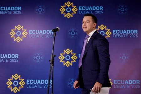 <p>Daniel Noboa, el heredero de un imperio ecuatoriano que busca un mandato presidencial completo</p>