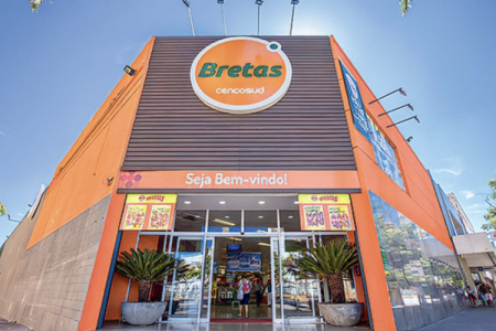 Cencosud vende cadena brasileña de supermercados Bretas en el estado de Minas Gerais por US$ 123 millones