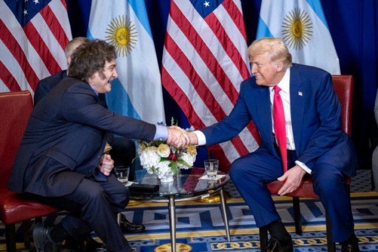 <p>Trump elogió a Milei y anticipó que "considerará" un tratado de libre comercio con Argentina</p>