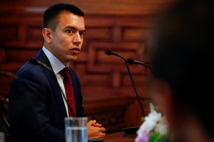 <p>Presidente Ecuador asevera que no se recibirán migrantes de terceros países y acusa a Maduro de rechazar venezolanos</p>