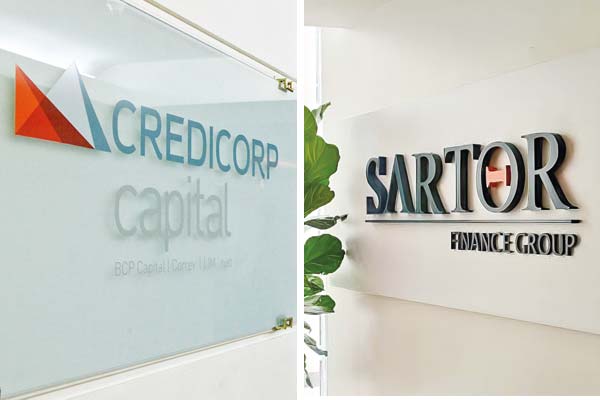 Credicorp Capital se distancia de Sartor AGF y niega acusaciones de favoritismo