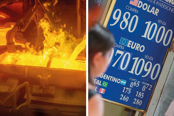 Precio del cobre cae a mínimos de tres meses y en volátil sesión las bolsas rebotan, salvo Wall Street