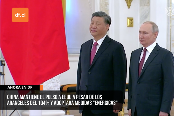 <p>Ahora en DF | China mantiene el pulso a EEUU a pesar de los aranceles del 104% y anuncia que adoptará medidas "enérgicas"</p>