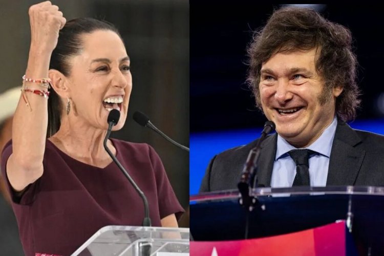 <p>Revista Time vuelve a elegir a Milei entre los 100 líderes más influyentes del mundo: Sheinbaum y Machado también están en el listado</p>