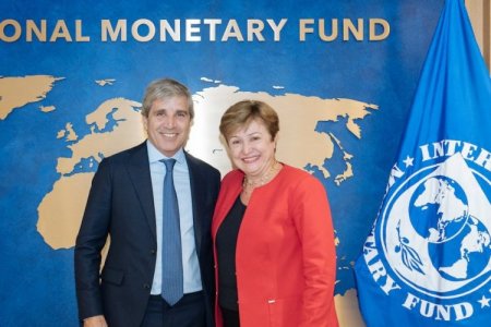<p>Caputo suma más respaldos para Argentina en EEUU: tras apoyo del Tesoro sostuvo "excelente" reunión con Georgieva</p>