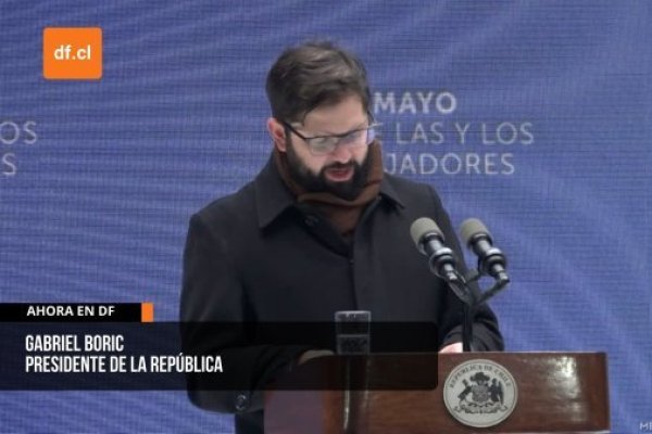 <p>Ahora en DF | Boric destaca avances del Gobierno en materia laboral e invita a dialogar en negociación ramal</p>