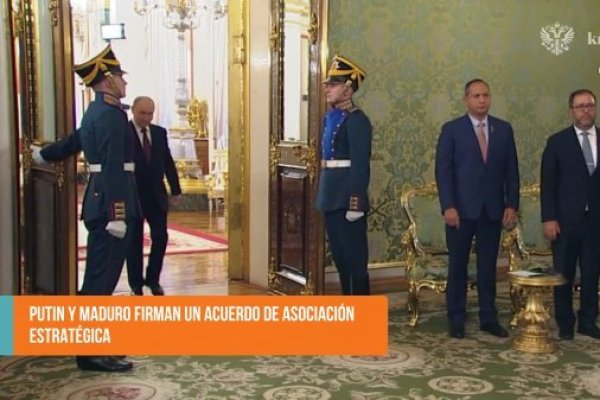 <p>Ahora en DF SUD | Putin y Maduro firman un acuerdo de asociación estratégica</p>