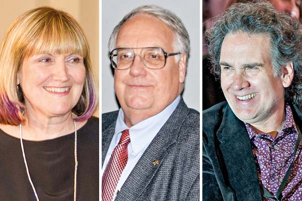 <p>Susan Alice Buffett, presidenta de la fundación Sherwood. Howard Graham Buffett, presidente de la fundación Howard G. Buffett. Peter Buffett, copresidente de la fundación NoVo. Fotos: Bloomberg</p>