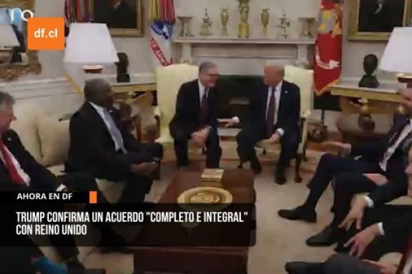 <p>Ahora en DF | Trump confirma un acuerdo "completo e integral" con Reino Unido</p>