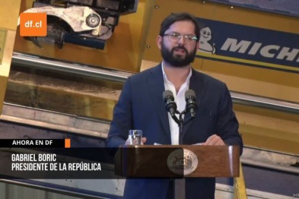 <p>Ahora en DF | Boric destaca cifras económicas durante la inauguración de la primera planta de reciclaje de neumáticos mineros del mundo</p>