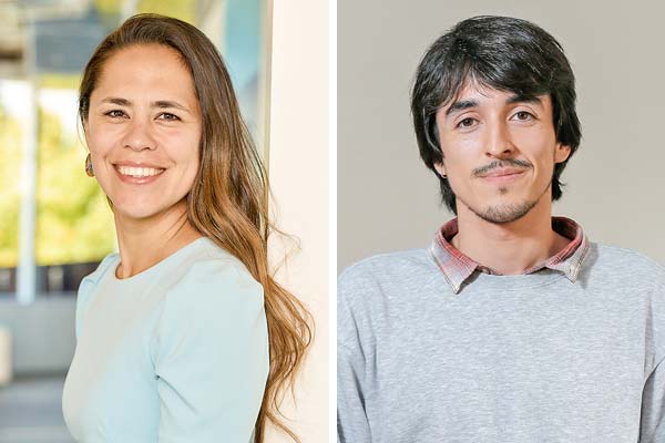 María Francisca Yáñez, directora de empresas y Sebastián Cifuentes, tech lead del Cenia.