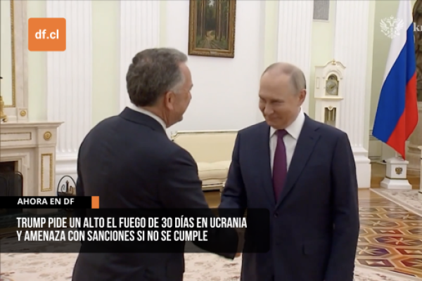 <p>Ahora en DF | Trump pide un alto el fuego de 30 días en Ucrania y amenaza con sanciones contra quien incumpla el acuerdo</p>