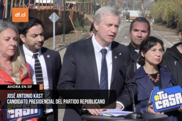 <p>Ahora en DF | José Antonio Kast presenta propuestas para abordar la crisis de vivienda en Chile</p>