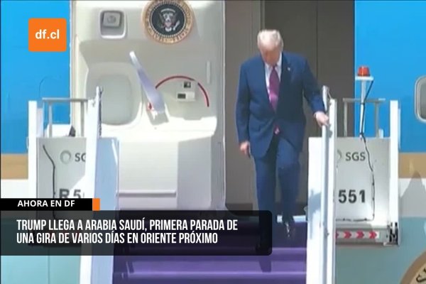 <p>Ahora en DF | Trump llega a Arabia Saudí, primera parada de una gira de varios días en Oriente Próximo</p>