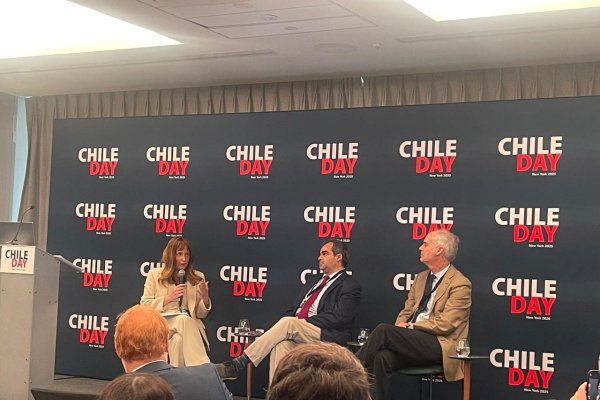 <p>Elecciones y reforma al sistema político: los temas que se tomaron el panel de los senadores en Chile Day</p>