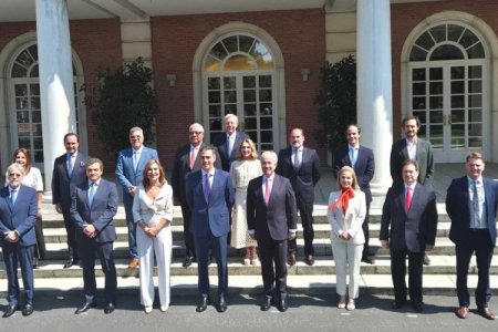<p>Empresarios iberoamericanos de Ceapi presentan a Pedro Sánchez sus proyectos de inversión en España</p>