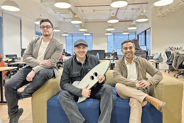 Luis Mourgues, Eduardo Tastets y Javier Cueto, de Imagine Ventures.