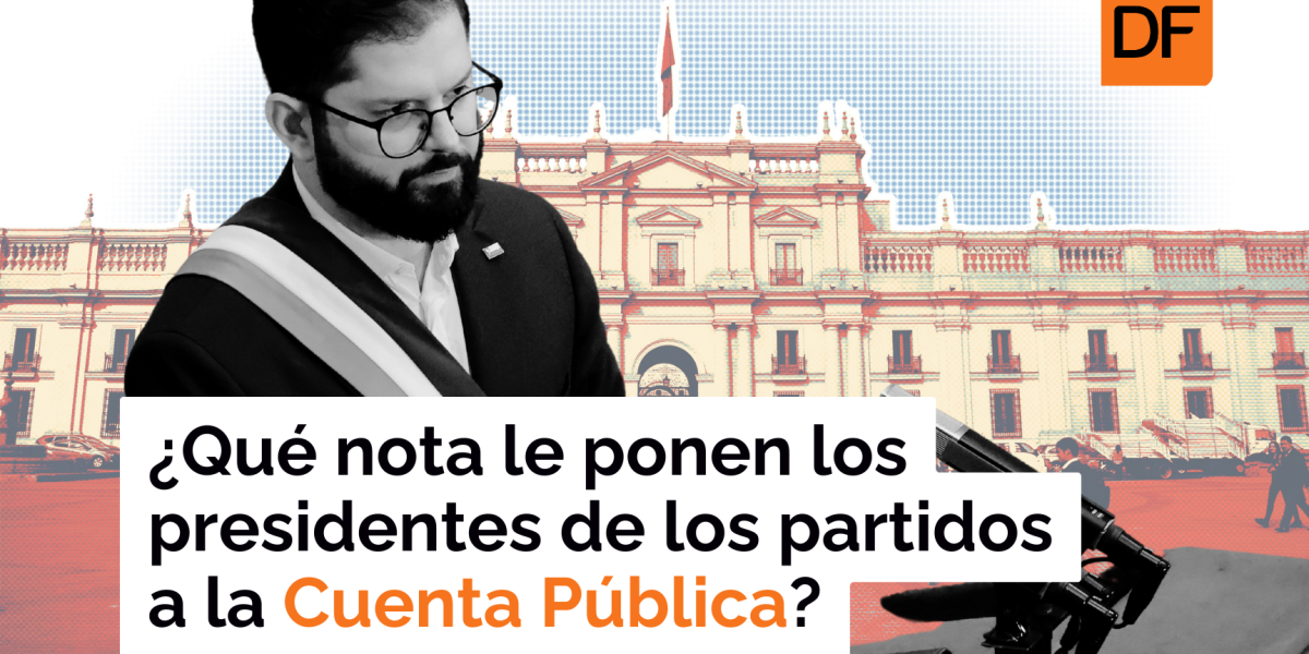 <p>Te lo explico en DF | ¿Qué nota le ponen los presidentes de los partidos a la última Cuenta Pública de Boric?</p>