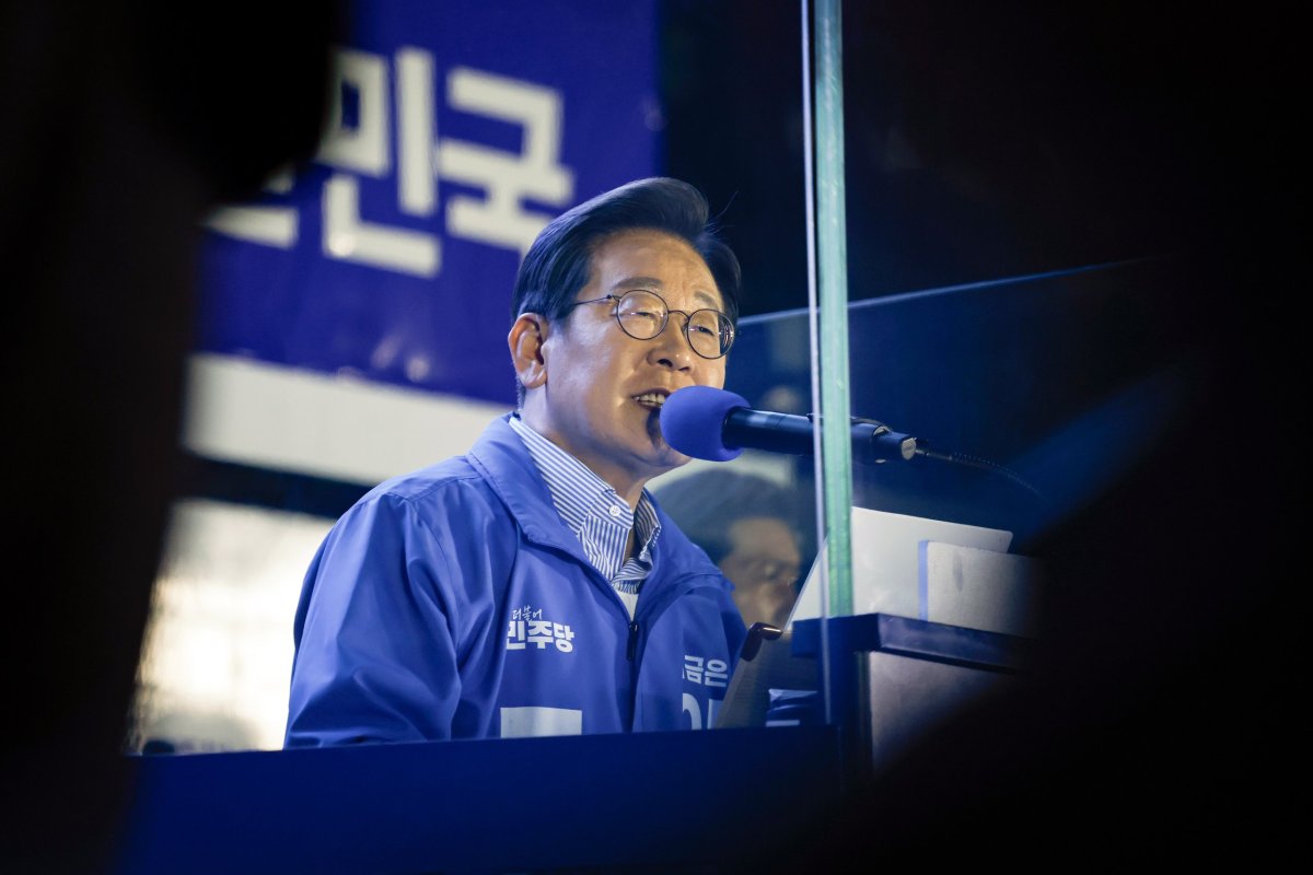 <p>Lee Jae-myung el 2 de junio</p>