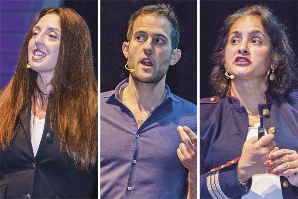 <p>PILAR MANCHÓN, DIRECTORA SENIOR DE INGENIERÍA Y ESTRATEGIA DE INVESTIGACIÓN EN IA DE GOOGLE. AARON FRANK, INVESTIGADOR Y PROFESOR DE SINGULARITY UNIVERSITY. JAYA BALOO CHAIR DE CIBERSEGURIDAD DE SINGULARITY UNIVERSITY</p>