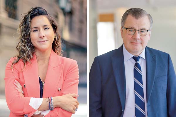 <p>PAULINA YAZIGI, PRESIDENTA DE LA ASOCIACIÒN DE AFP. OSVALDO MACÍAS, SUPERINTENDENTE DE PENSIONES. Fotos: Julio Castro y Archivo</p>