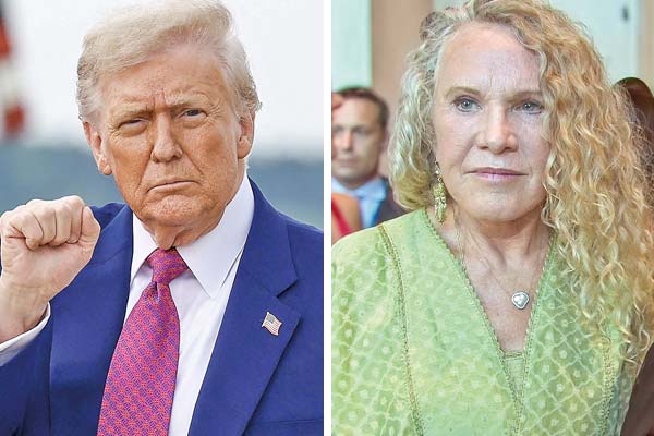 <p>Donald Trump, presidente de EEUU. Christy Walton, heredera de Walmart. Foto: Reuters y Archivo</p>