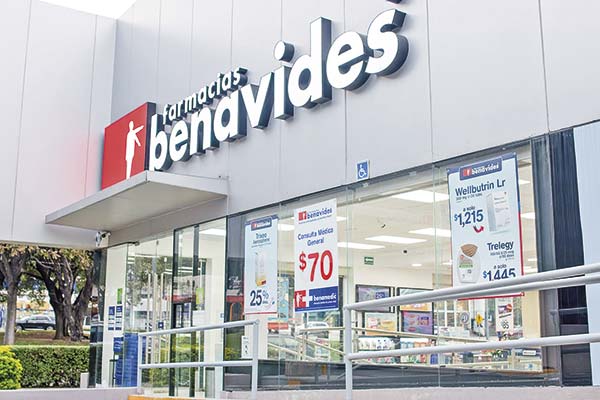 <p>Uno de los locales de Farmacias Benavides en Avenida Insurgentes, Ciudad de México. Foto: Rodrigo Martínez</p>