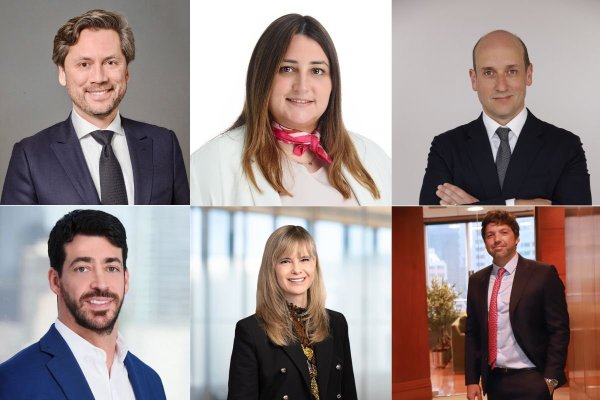Andrés Mena, Josefina Ayala, Alfonos Ugarte, José Manuel Vivanco, Nicole Duclos y Vicente Cordero.