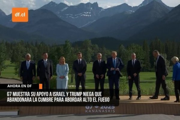 <p>Ahora en DF | G7 muestra su apoyo a Israel y Trump niega que abandonara la cumbre para abordar alto el fuego</p>
