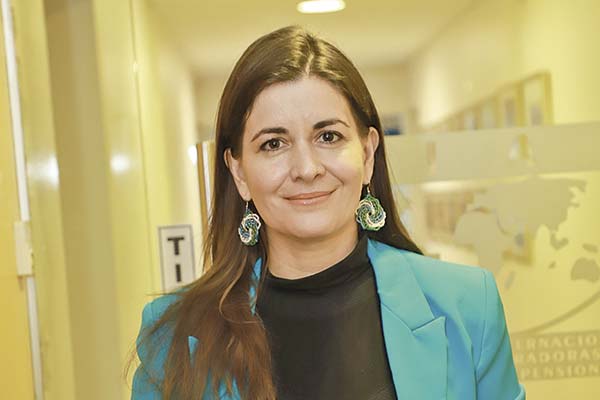 <p>La economista y vicepresidenta ejecutiva de FIAP, Karol Fernández. Foto: Julio Castro</p>