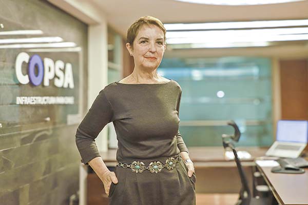 Gloria Hutt, presidenta de Copsa: “Las concesiones pueden ser un aporte sustantivo al crecimiento económico que el país necesita”