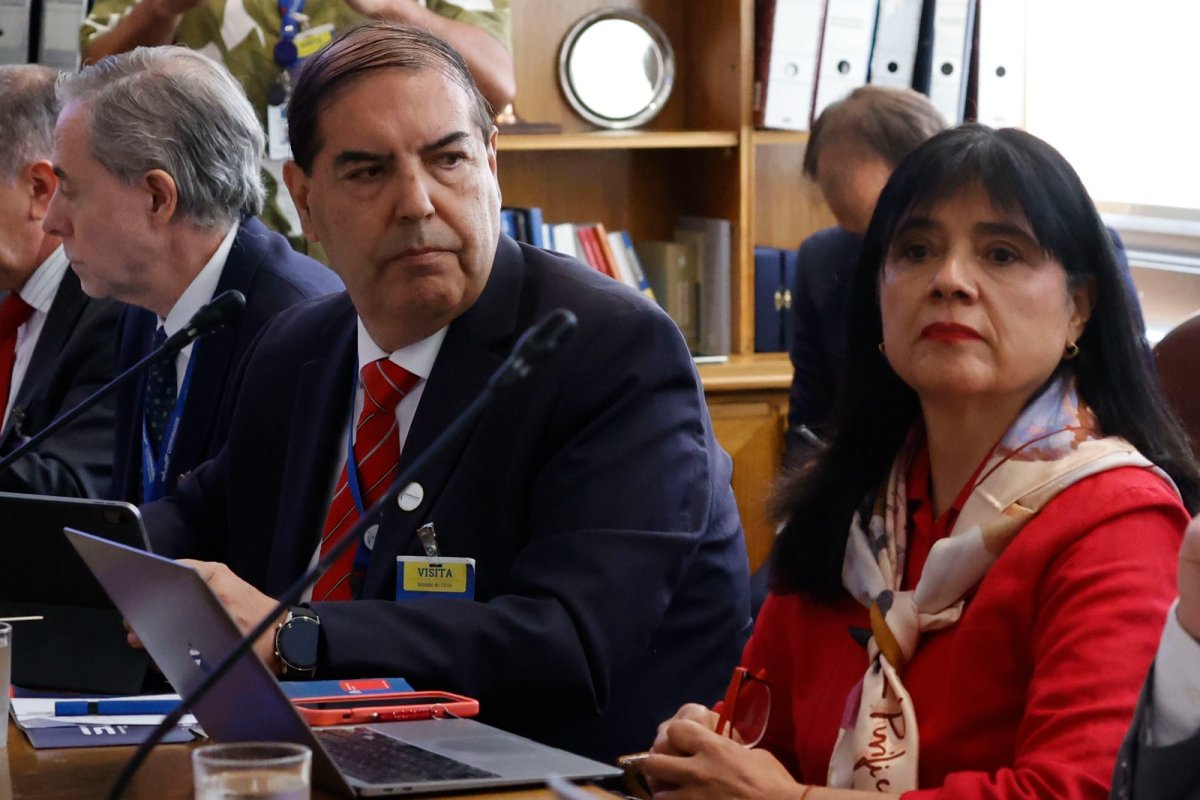 <p>Juan Carlos Olmedo, presidente del Consejo Directivo del Coordinador Eléctrico, y la superintendenta de Electricidad y Combustibles, Marta Cabeza. Foto: Aton</p>