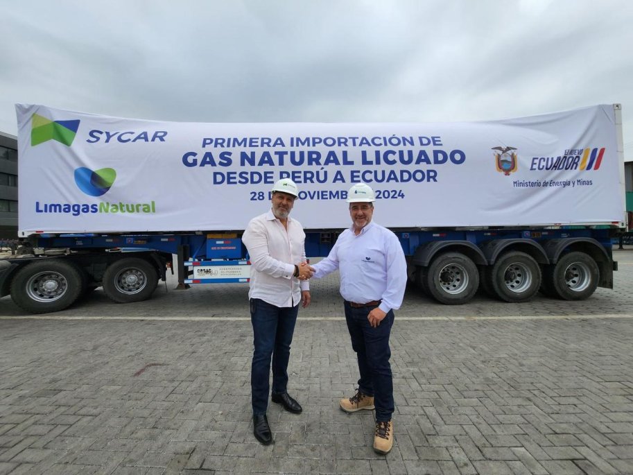 LipiAndes se expande: nuevo acuerdo de GNL en Ecuador