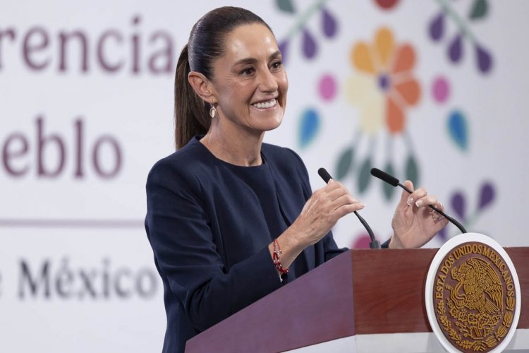 <p>Sheinbaum se suma a Boric y llama a "esperar" tras anuncio de Trump de aplicar arancel de 50% al cobre</p>