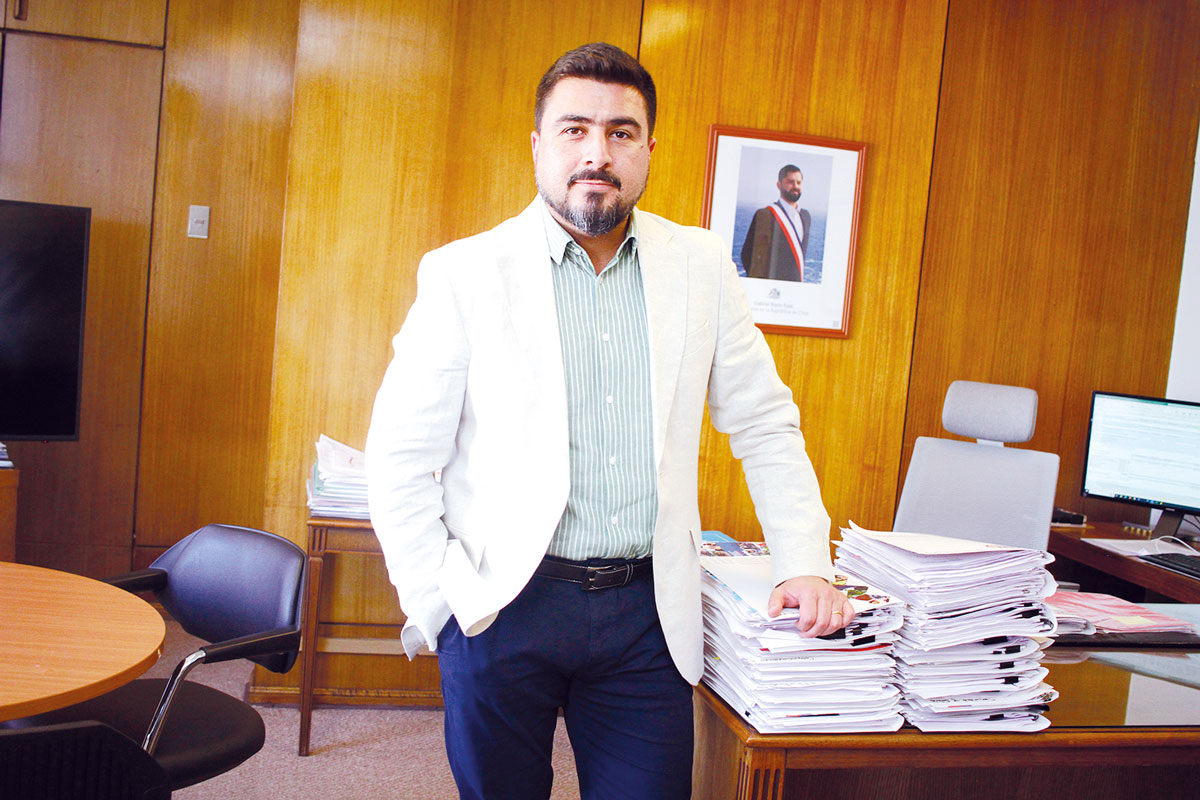 <p>Pablo Zenteno, director del organismo. Foto: Jonathan Duran</p>