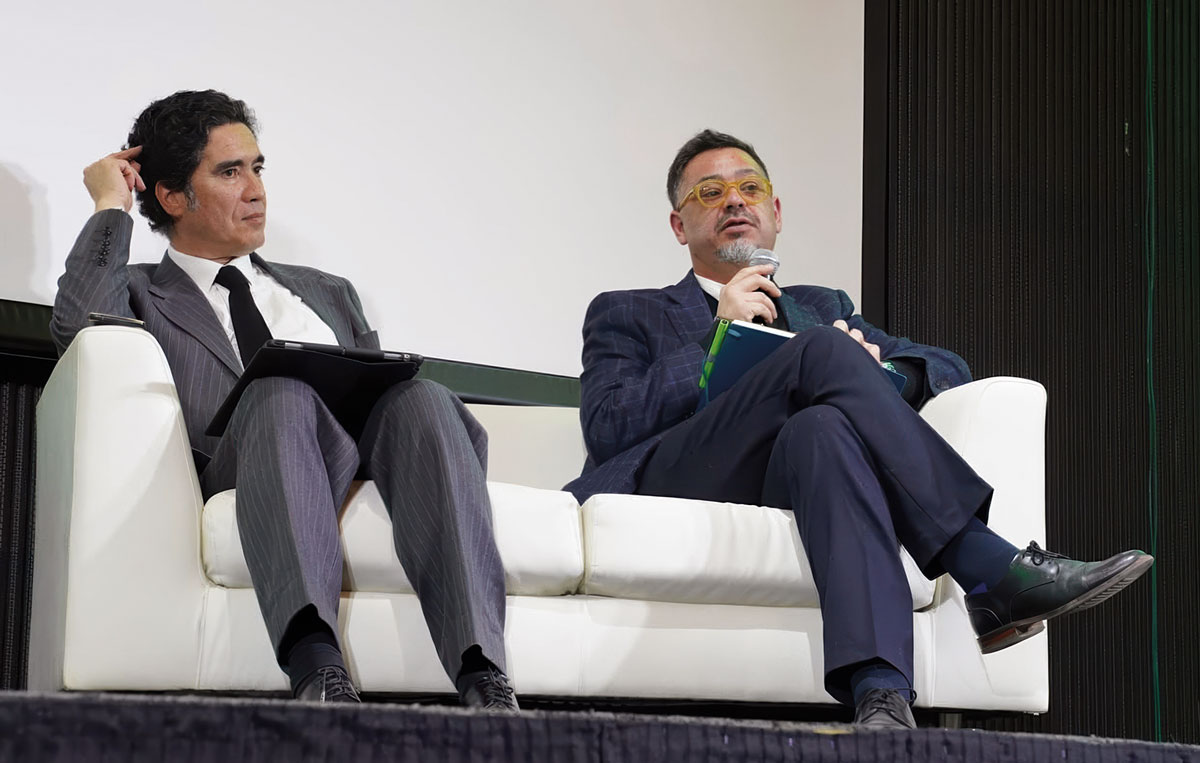 <p>Ignacio Briones junto a Fernando Carmona.</p>