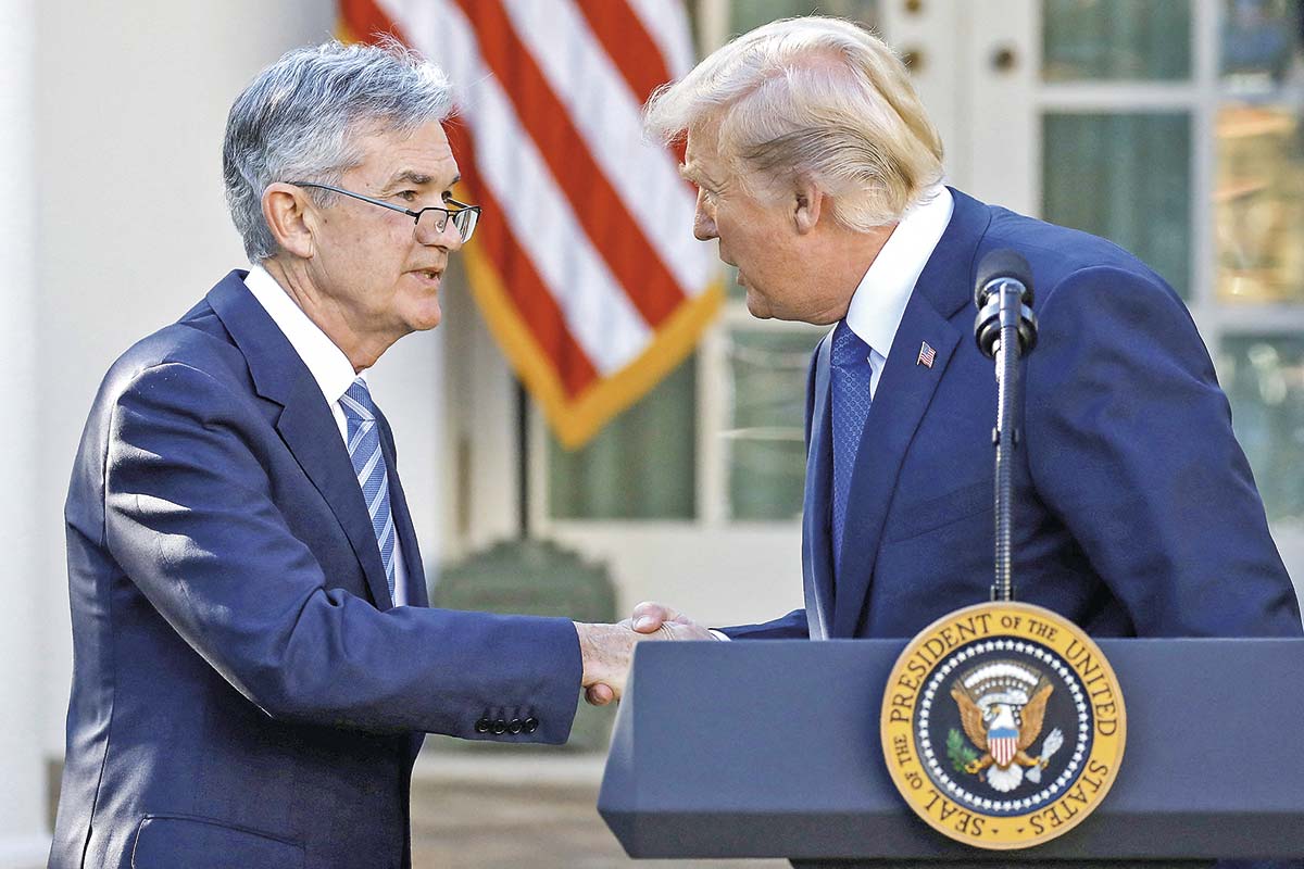 <p>Donald Trump aseguró que es “poco probable” que despida a Jerome Powell de la  presidencia de la Fed. Foto: Reuters</p>
