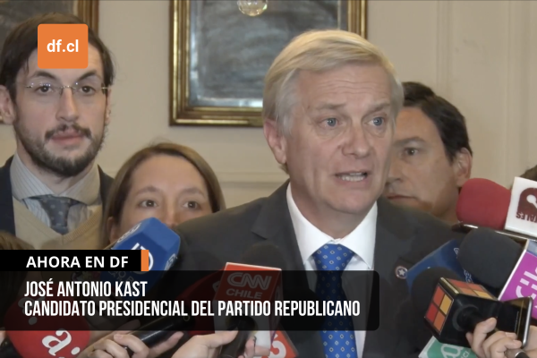 <p>Ahora en DF | Kast descarta campaña “asquerosa” de republicanos contra Matthei: “Nunca hemos cruzado ni un límite de hablar de otro candidato”</p>