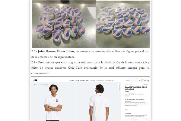 <p>Blanco y Negro acusa: “La falsificación de las marcas de Colo Colo hoy son a mayor escala”</p>