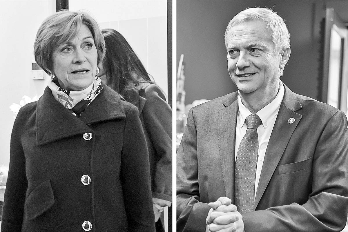 <p>Candidata presidencial de Chile Vamos, Evelyn Matthei. Candidato presidencial del Partido Republicano, José Antonio Kast. Fotos: Aton</p>