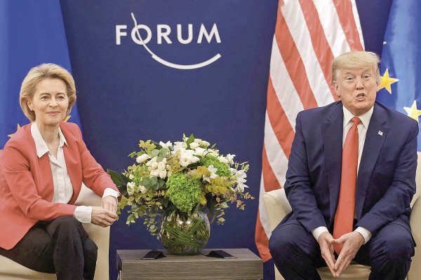 <p>La Comisión Europea, presidida por Ursula Von del Layen, ha sido la encargada de negociar con la administración Trump. Foto: Reuters</p>