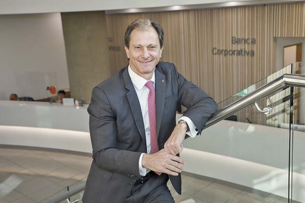 <p>El gerente general de Scotiabank Chile, Diego Masola. Foto: Julio Castro</p>