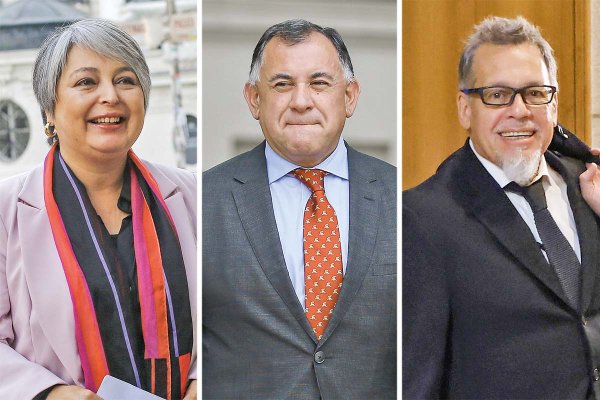 <p>Eric Aedo diputado DC y vocero del comando. Jeannette Jara candidata Unidad por Chile. Ricardo Lagos Weber senador PPD y vocero del comando. Fotos: Aton</p>
