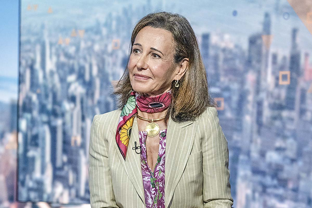 <p>La presidenta de Santander, Ana Botín. Foto: Bloomberg</p>