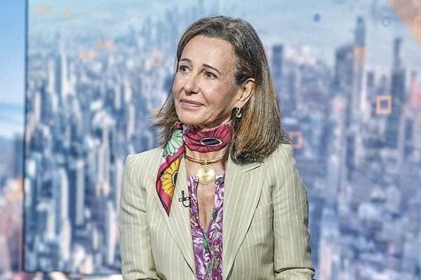 <p>La presidenta de Santander, Ana Botín. Foto: Bloomberg</p>