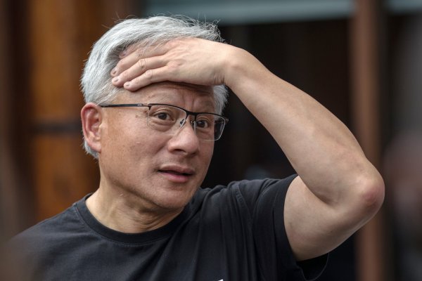 <p>El director ejecutivo de Nvidia, Jensen Huang. Foto: Bloomberg</p>
