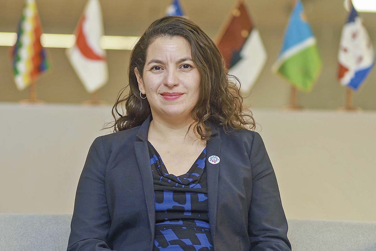 <p>La ministra señaló que los primeros encuentros de la consulta se realizarán entre el 13 y el 30 de agosto. Foto: Verónica Ortíz</p>