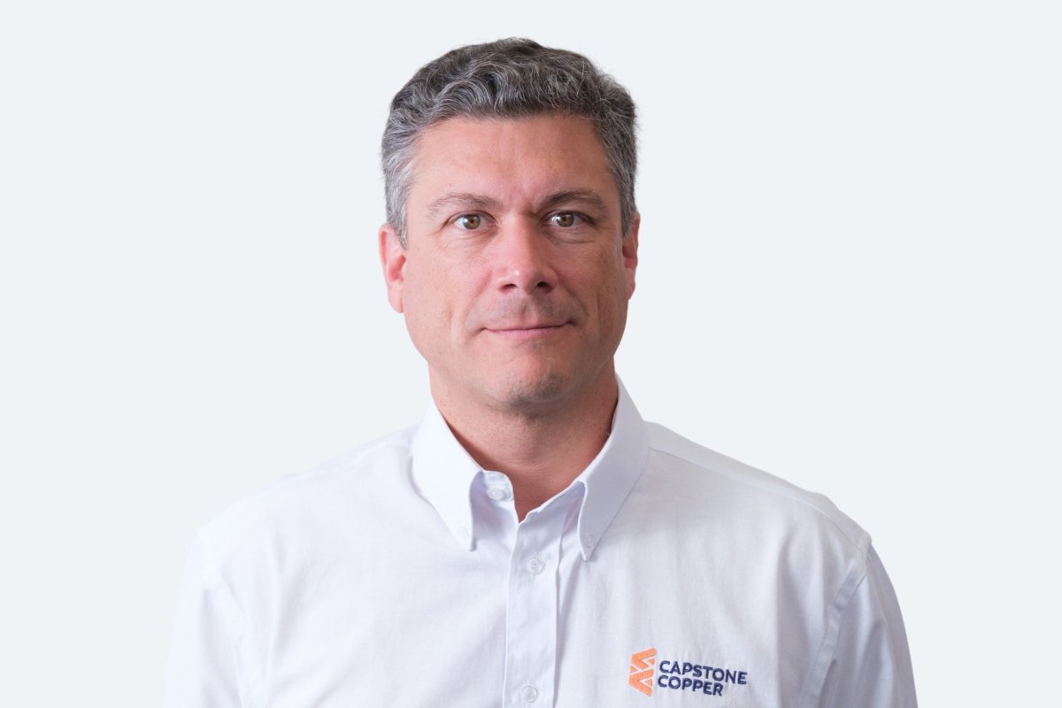 <p>Fernando García Lázaro, gerente de Finanzas Corporativo de Capstone Copper Chile.</p>