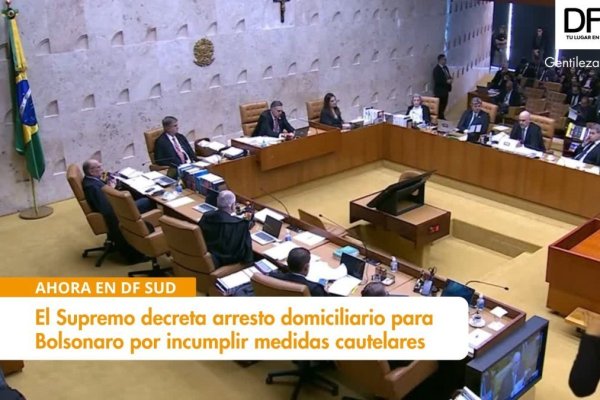 <p>Ahora en DF SUD | El Supremo decreta arresto domiciliario para Bolsonaro por incumplir medidas cautelares</p>