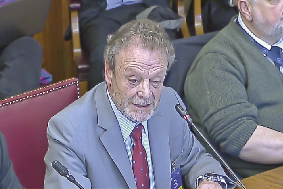 <p>El presidente de la Asociación de Aseguradores, Alejandro Alzérreca, expuso en el Senado.</p>
